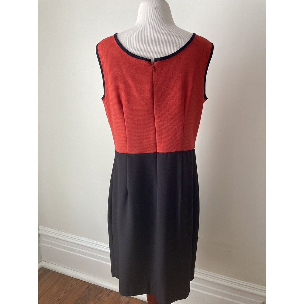 Studio One Dress Set Orange Black Size 12 Dress Jacket - Picture 8 of 14